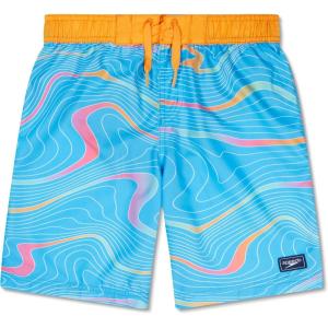 imageSpeedo Boys Swim Trunk Knee Length Boardshort EBoard PrintedTide Tracker
