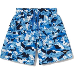 imageSpeedo Boys Swim Trunk Mid Length Redondo PrintedAlaskan Blue