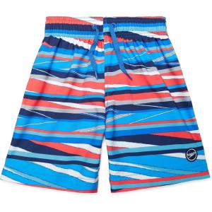 imageSpeedo Boys Swim Trunk Mid Length Redondo PrintedParty Royal Blue