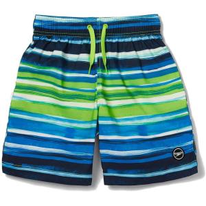 imageSpeedo Boys Swim Trunk Mid Length Redondo PrintedRiver Current Green Gecko