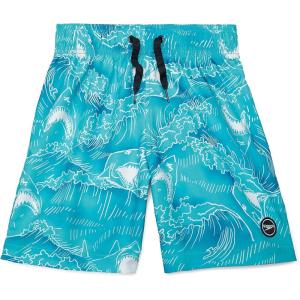 imageSpeedo Boys Swim Trunk Mid Length Redondo PrintedShark Ceramic