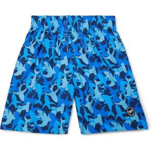imageSpeedo Boys Swim Trunk Mid Length Redondo PrintedShark Ibiza Blue