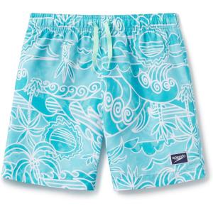 imageSpeedo Boys Swim Trunk Mid Length Redondo PrintedWayback Bay Beach Glass