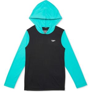 imageSpeedo Boys UV Swim Shirt Long Sleeve Tee GraphicAnthracite Hoodie