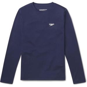 imageSpeedo Boys UV Swim Shirt Long Sleeve Tee GraphicPeacoat Basic