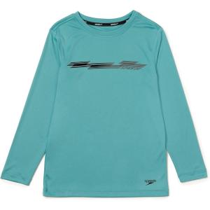 imageSpeedo Boys UV Swim Shirt Long Sleeve Tee GraphicPorcelain
