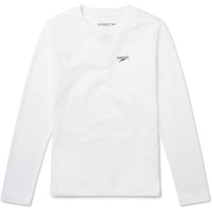 imageSpeedo Boys UV Swim Shirt Long Sleeve Tee GraphicWhite Basic