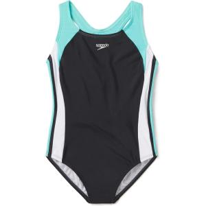imageSpeedo Girls Swimsuit One Piece Infinity Splice Thick Strap2023 Sea Level
