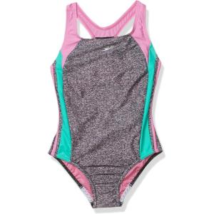 imageSpeedo Girls Swimsuit One Piece Infinity Splice Thick StrapFuchsia Pink