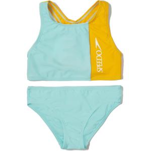 imageSpeedo Girls Swimsuit Two Piece Bikini SetAqua Splash