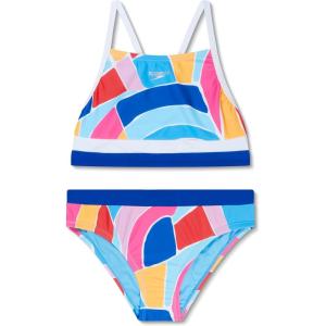 imageSpeedo Girls Swimsuit Two Piece Bikini SetAzure Allure