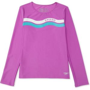 imageSpeedo Girls Uv Swim Shirt Long Sleeve RashguardAmethyst