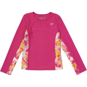 imageSpeedo Girls Uv Swim Shirt Long Sleeve RashguardRose Violet