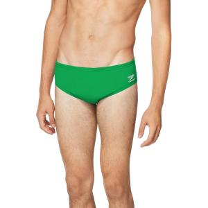 imageSpeedo Mens Standard Swimsuit Brief Endurance Solid AdultTeam Bright Green
