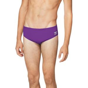 imageSpeedo Mens Standard Swimsuit Brief Endurance Solid AdultTeam Purple
