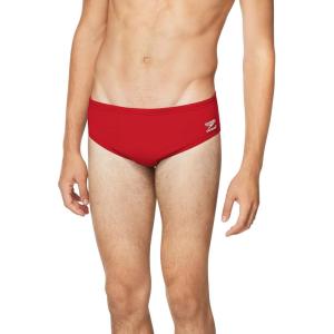 imageSpeedo Mens Standard Swimsuit Brief Endurance Solid AdultTeam Red