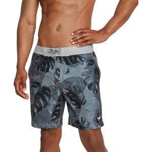 imageSpeedo Mens Swim Trunk Knee Length Boardshort Bondi Printed18 Palm Monument