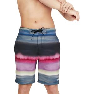 imageSpeedo Mens Swim Trunk Knee Length Boardshort Bondi Printed20 Coastal China Blue