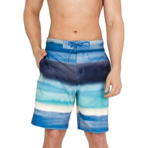 imageSpeedo Mens Swim Trunk Knee Length Boardshort Bondi Printed20 Coastal Peacoat