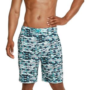 imageSpeedo Mens Swim Trunk Knee Length Boardshort Bondi Printed20 Data Porcelain