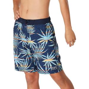 imageSpeedo Mens Swim Trunk Knee Length Boardshort Bondi Printed20 Falsa Palm Peacoat