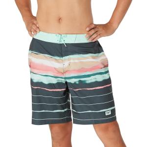 imageSpeedo Mens Swim Trunk Knee Length Boardshort Bondi Printed20 Horizon Volcanic Ash