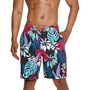 imageSpeedo Mens Swim Trunk Knee Length Boardshort Bondi Printed20 Hothouse Anthracite