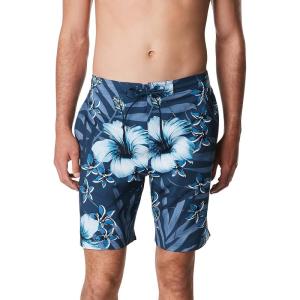 imageSpeedo Mens Swim Trunk Knee Length Boardshort Bondi Printed20 Hover Vallarta Blue
