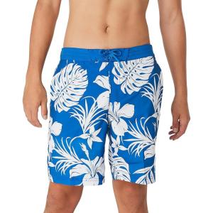 imageSpeedo Mens Swim Trunk Knee Length Boardshort Bondi Printed20 Philo Palm Turkish Sea