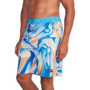 imageSpeedo Mens Swim Trunk Knee Length Boardshort Bondi Printed20 Shore Swirl