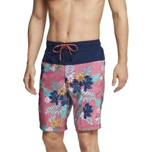 imageSpeedo Mens Swim Trunk Knee Length Boardshort Bondi PrintedFaded Rose