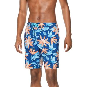 imageSpeedo Mens Swim Trunk Knee Length Boardshort Bondi PrintedFloral Turkish Sea