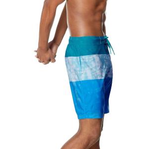 imageSpeedo Mens Swim Trunk Knee Length Boardshort Bondi PrintedTie Dye Ceramic