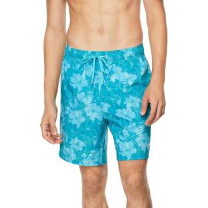 imageSpeedo Mens Swim Trunk Mid Length Redondo FloralFancy Floral Ceramic