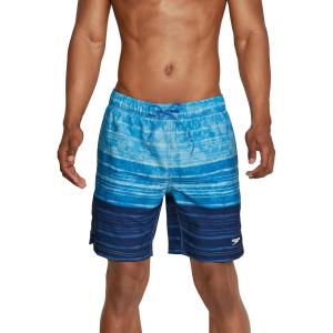 imageSpeedo Mens Swim Trunk Mid Length Redondo FloralReign Peacoat