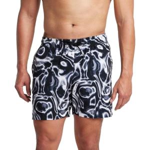 imageSpeedo Mens Swim Trunk Mid Length Redondo PrintedGloss Glow