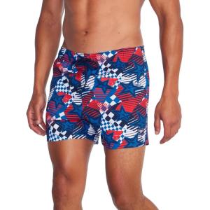 imageSpeedo Mens Swim Trunk Short Length Redondo PrintedRally Time