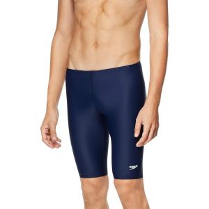 imageSpeedo Mens Swimsuit Jammer Powerflex Eco Solid AdultSpeedo Navy