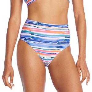 imageSpeedo Womens Swimsuit Bottom Bikini High WaistBrushed Stripe