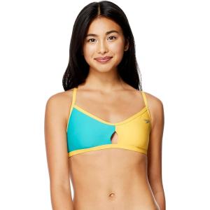 imageSpeedo Womens Swimsuit Top Bikini Endurance Lite Tie Back SolidLemon Chrome