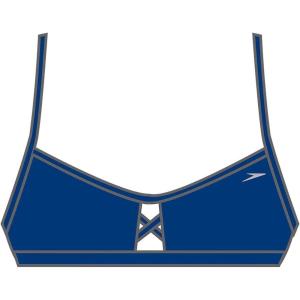 imageSpeedo Womens Swimsuit Top Bikini Endurance Lite Tie Back SolidSpeedo Navy