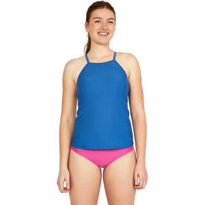 imageSpeedo Womens Swimsuit Top Tankini Adjustable High NeckBright Cobalt