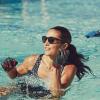 imageSpeedo Aqua Fit Training Swim GlovesCharcoalRed