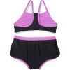 imageSpeedo Girls Swimsuit Two Piece Bikini Boy Short SetSpeedo Black