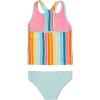 imageSpeedo Girls Swimsuit Two Piece Tankini Thick StrapAqua Splash