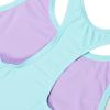 imageSpeedo Girls Swimsuit Two Piece Tankini Thick StrapArctic Glass