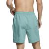 imageSpeedo Mens Swim Trunk Knee Length Volley Comfort Liner Solid18 Oil Blue