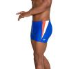 imageSpeedo Mens Swimsuit Square Leg SpliceBlueSpicy Orange