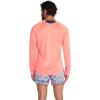 imageSpeedo Mens UV Swim Shirt Basic Easy Long Sleeve Regular FitCupid Coral