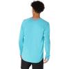 imageSpeedo Mens UV Swim Shirt Basic Easy Long Sleeve Regular FitScuba Blue
